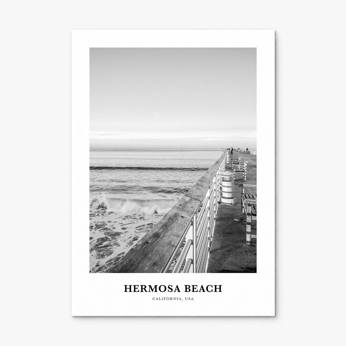 Hermosa Beach Classic No 2 Poster, print only (unframed)