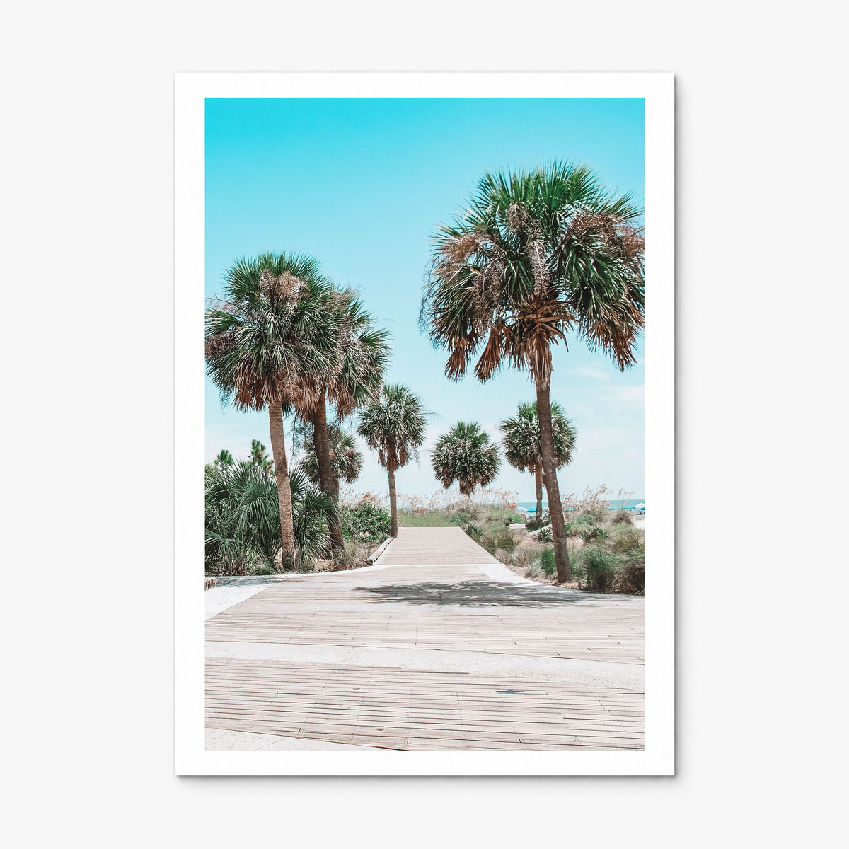 Hilton Head Island Photo Poster, print only (unframed), white border