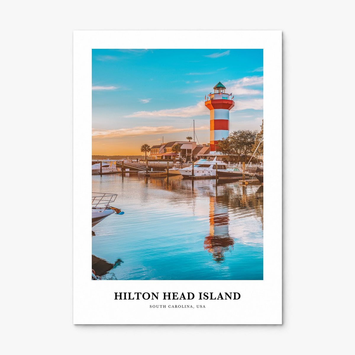 Hilton Head Island Classic Poster, print only (unframed)