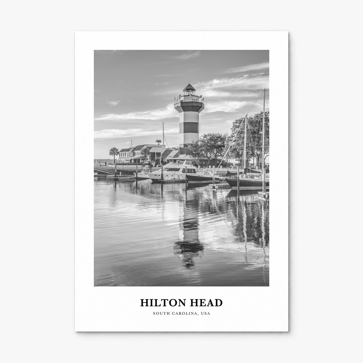 Hilton Head Island Classic Poster, print only (unframed)