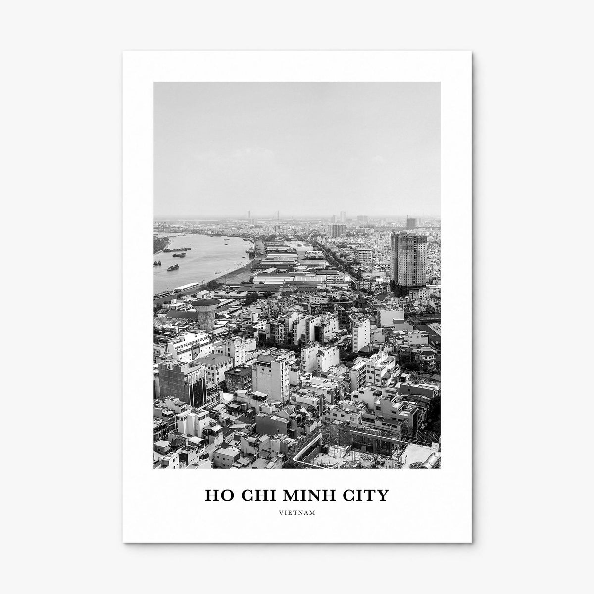 Ho Chi Minh City Classic Poster, print only (unframed)