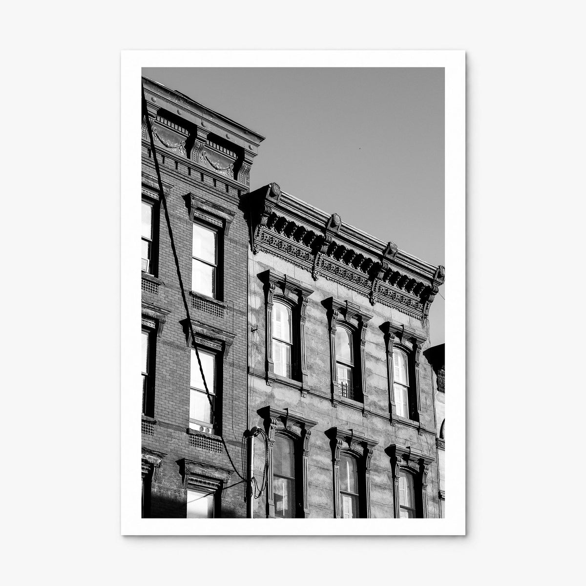 Hoboken Photo Poster, print only (unframed), white border