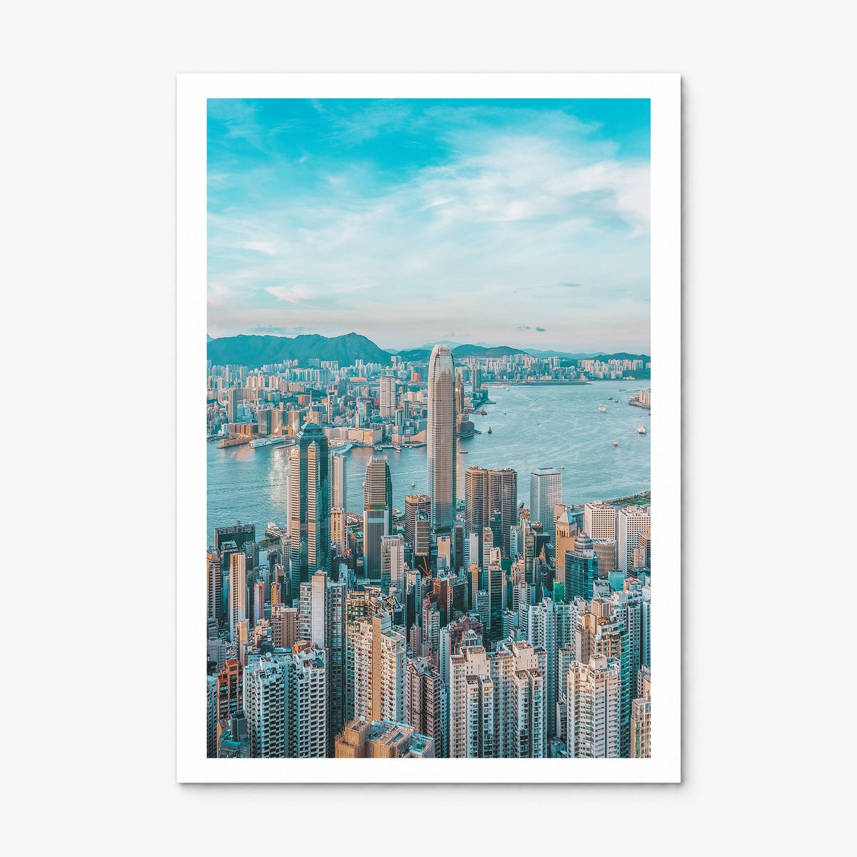 Hong Kong Photo No 1 Poster, print only (unframed), white border