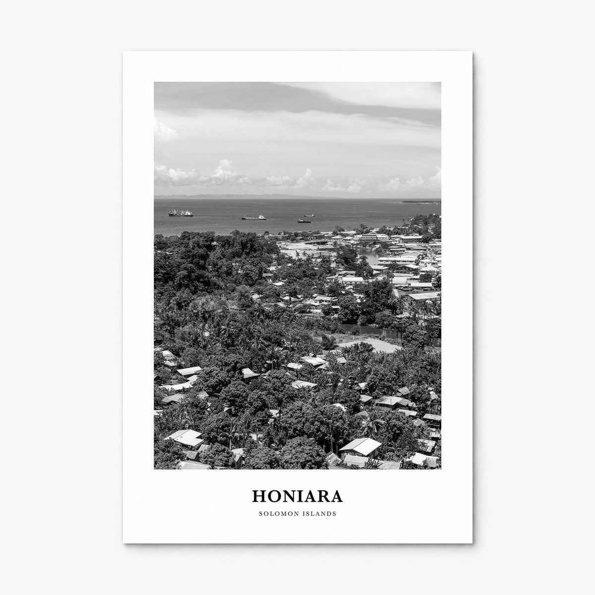 Honiara Classic Poster, print only (unframed)