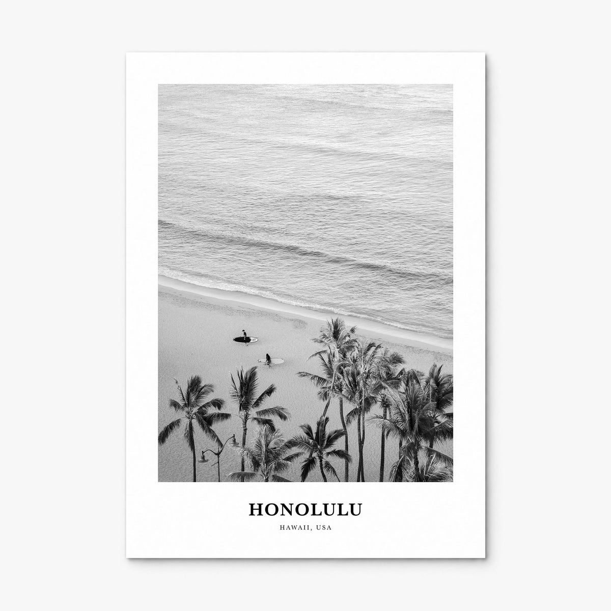 Honolulu Classic No 2 Poster, print only (unframed)