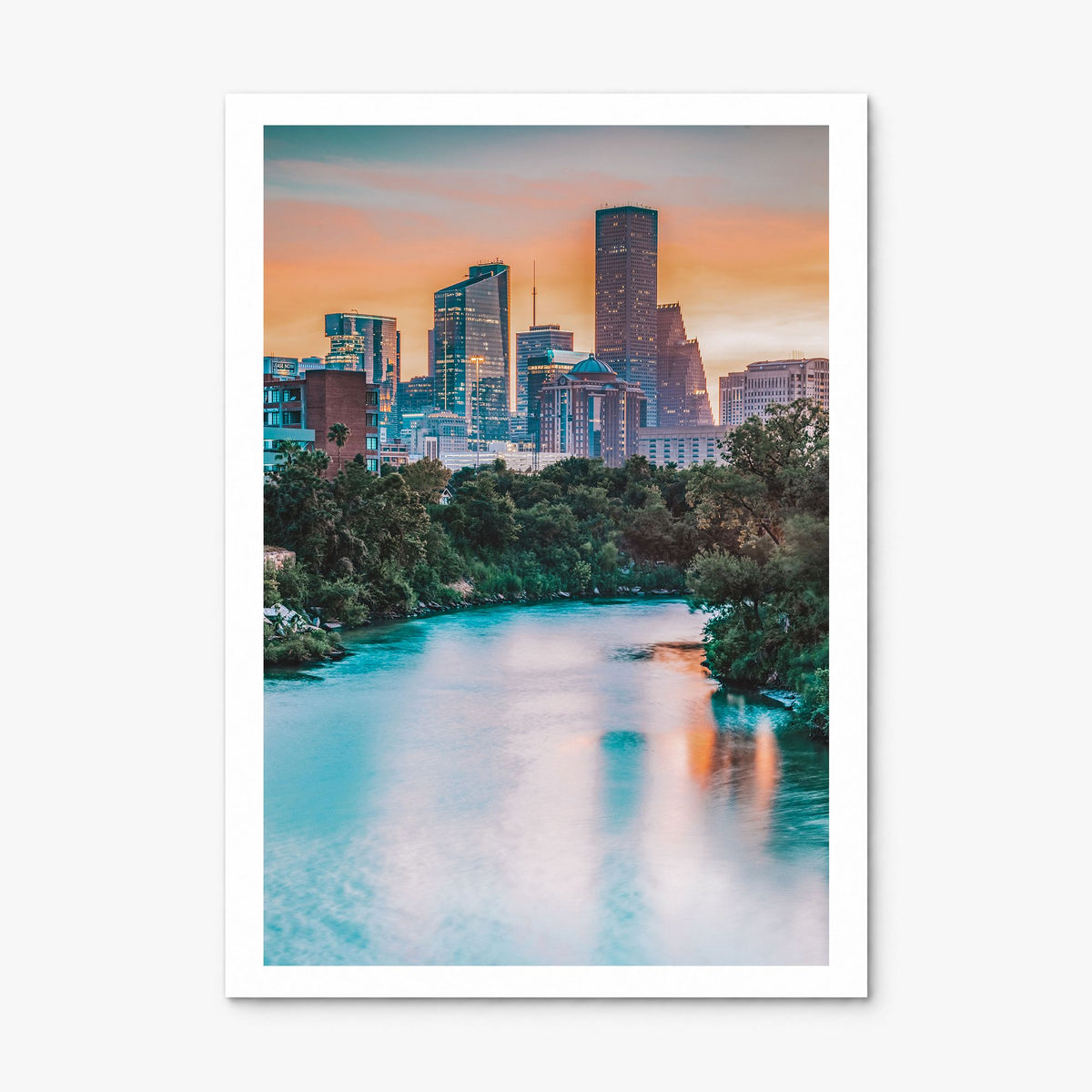 Houston Photo No 1 Poster, print only (unframed), white border