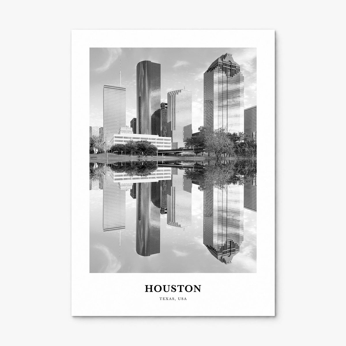 Houston Classic No 2 Poster, print only (unframed)