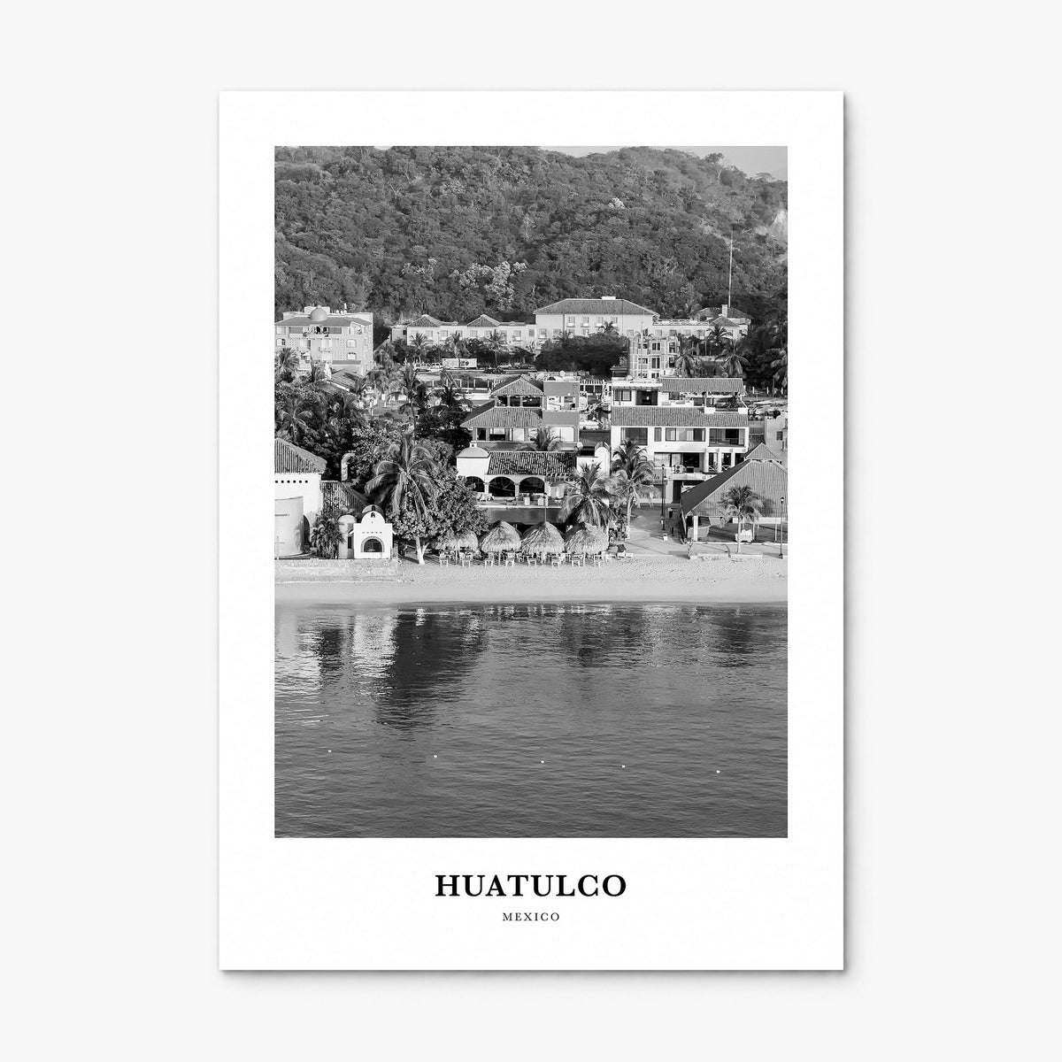 Huatulco Classic Poster, print only (unframed)