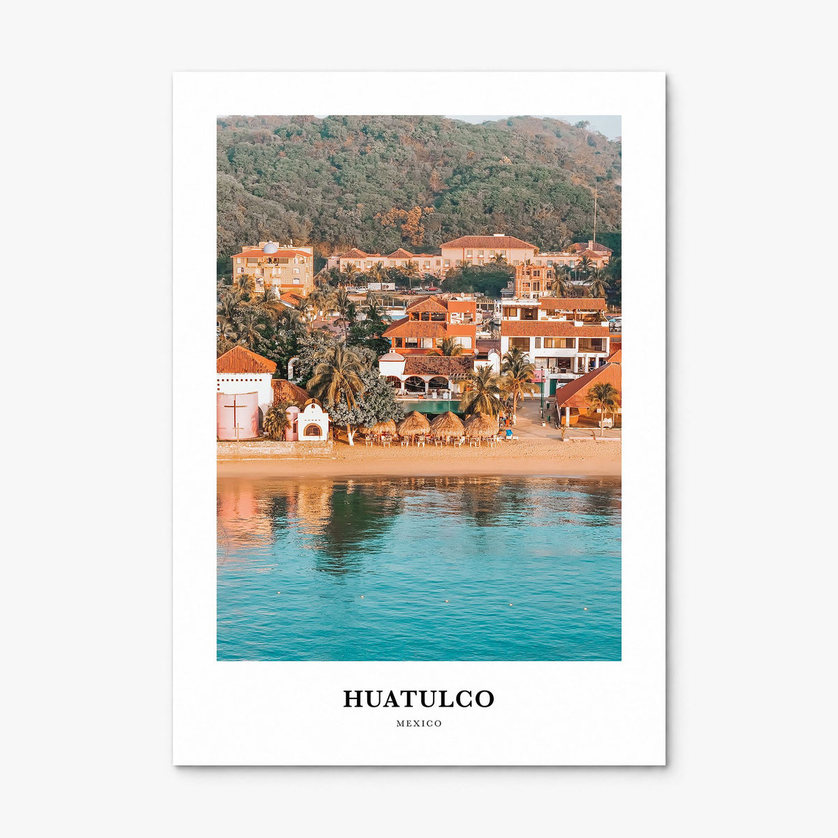 Huatulco Classic Poster, print only (unframed)