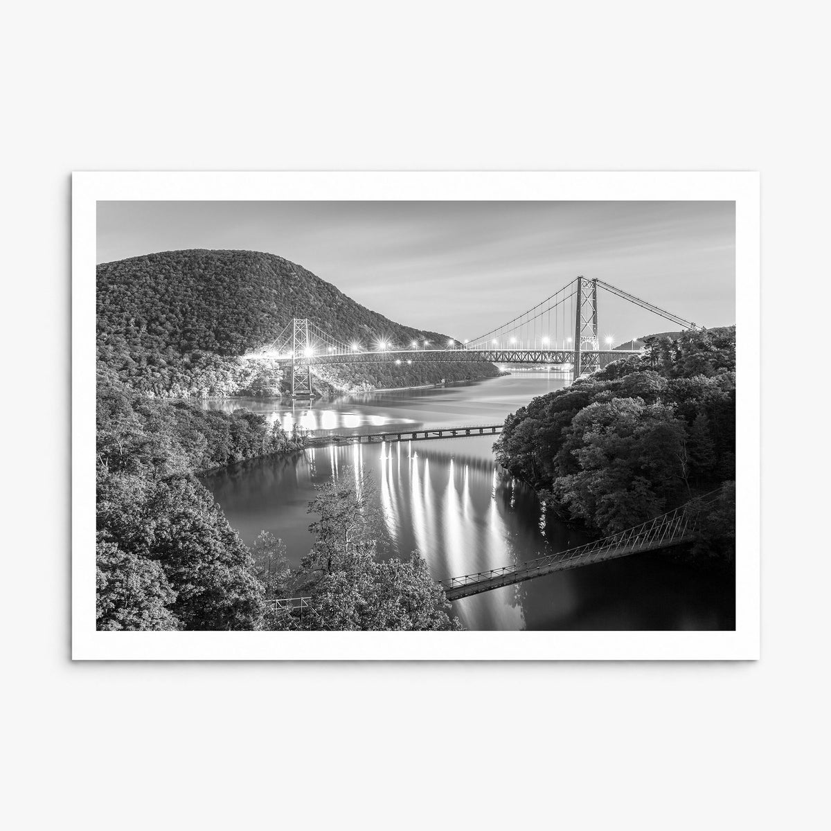 Hudson Valley Photo Poster, print only (unframed), white border