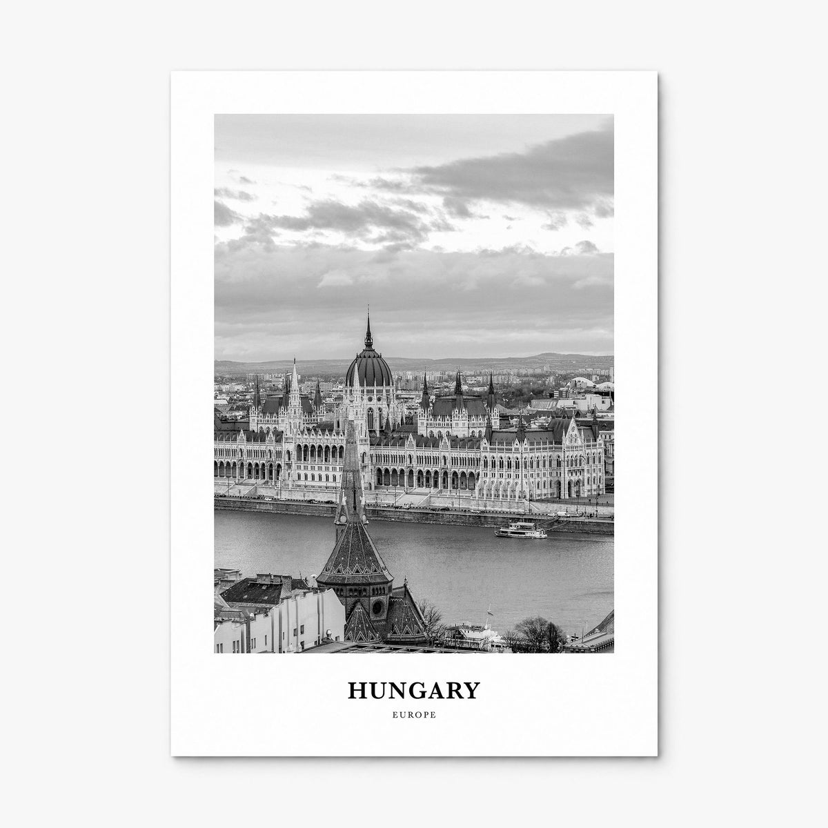 Hungary Classic Poster, print only (unframed)