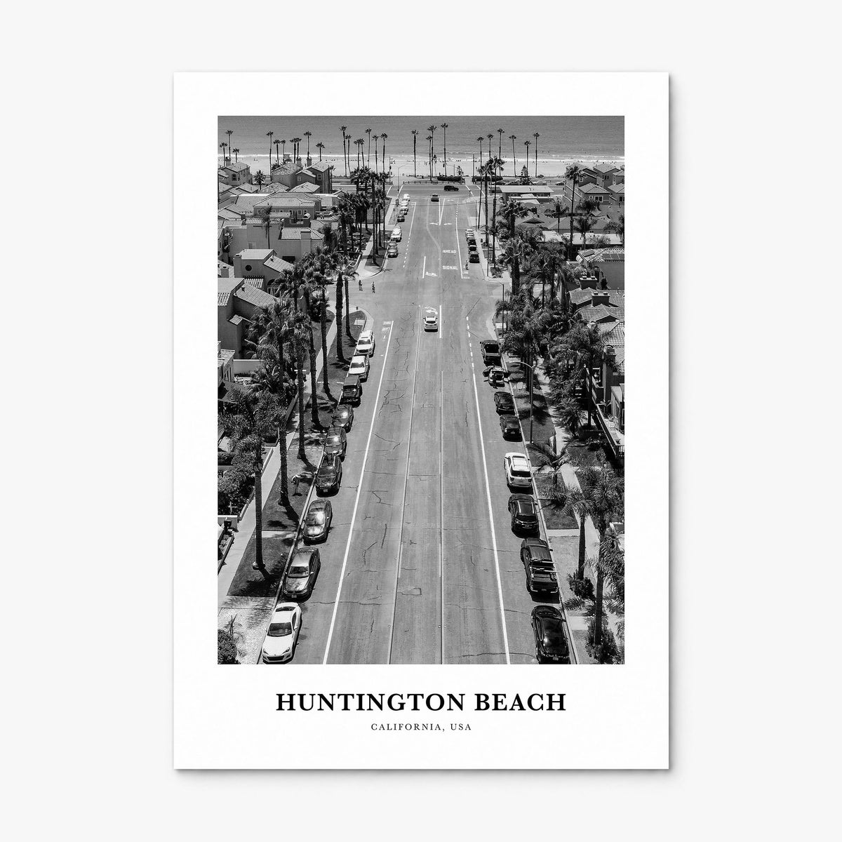 Huntington Beach Classic No 2 Poster, print only (unframed)