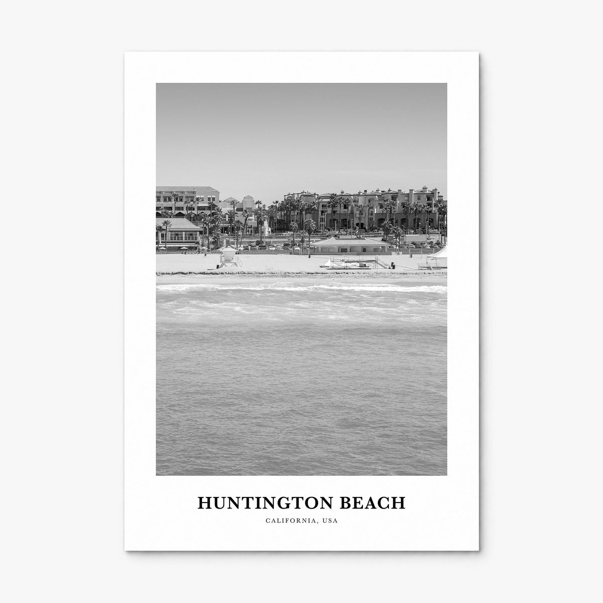 Huntington Beach Classic No 3 Poster, print only (unframed)