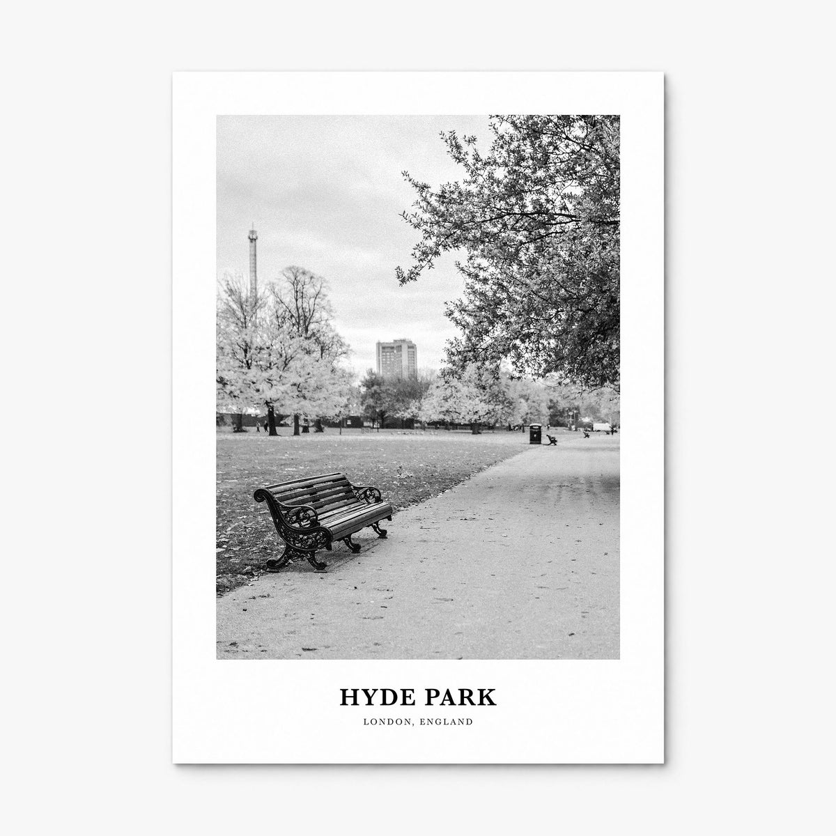 Hyde Park Classic Poster, print only (unframed)