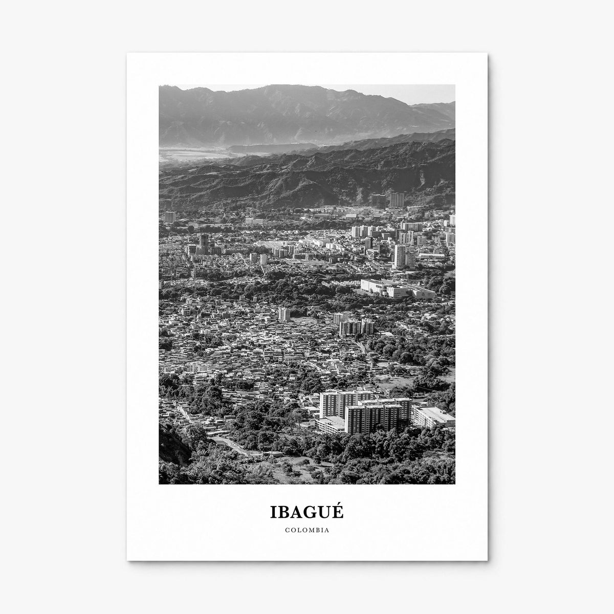 Ibagué Classic Poster, print only (unframed)
