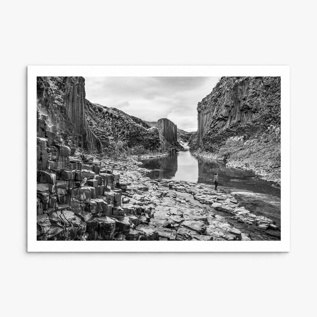 Iceland Photo Poster, print only (unframed), white border