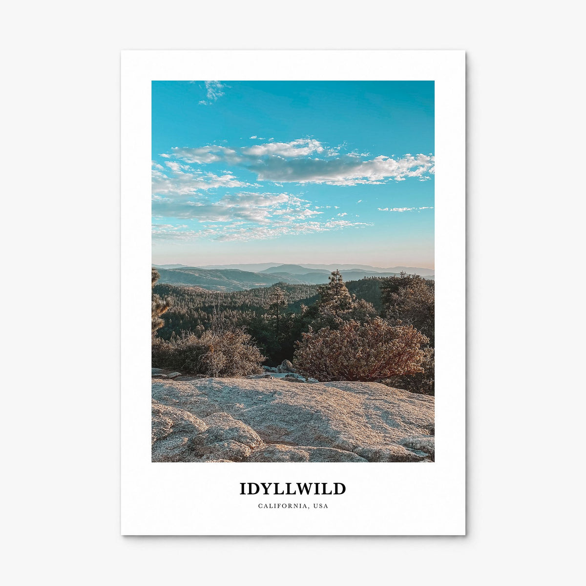 Idyllwild Classic Poster, print only (unframed)
