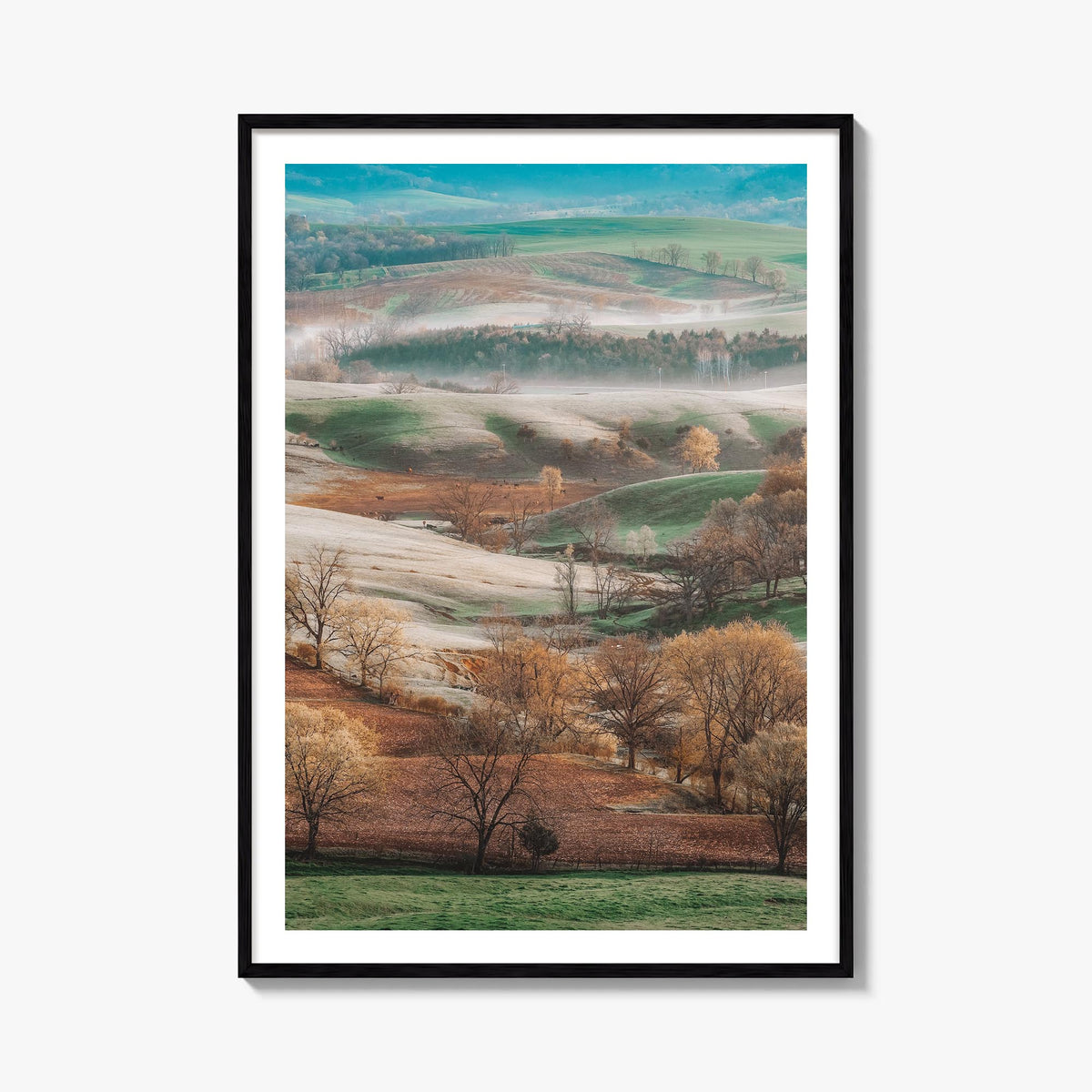 Illinois no. 1 colorful photo poster of United States – vertical wall art, unframed print shown in interior mockup