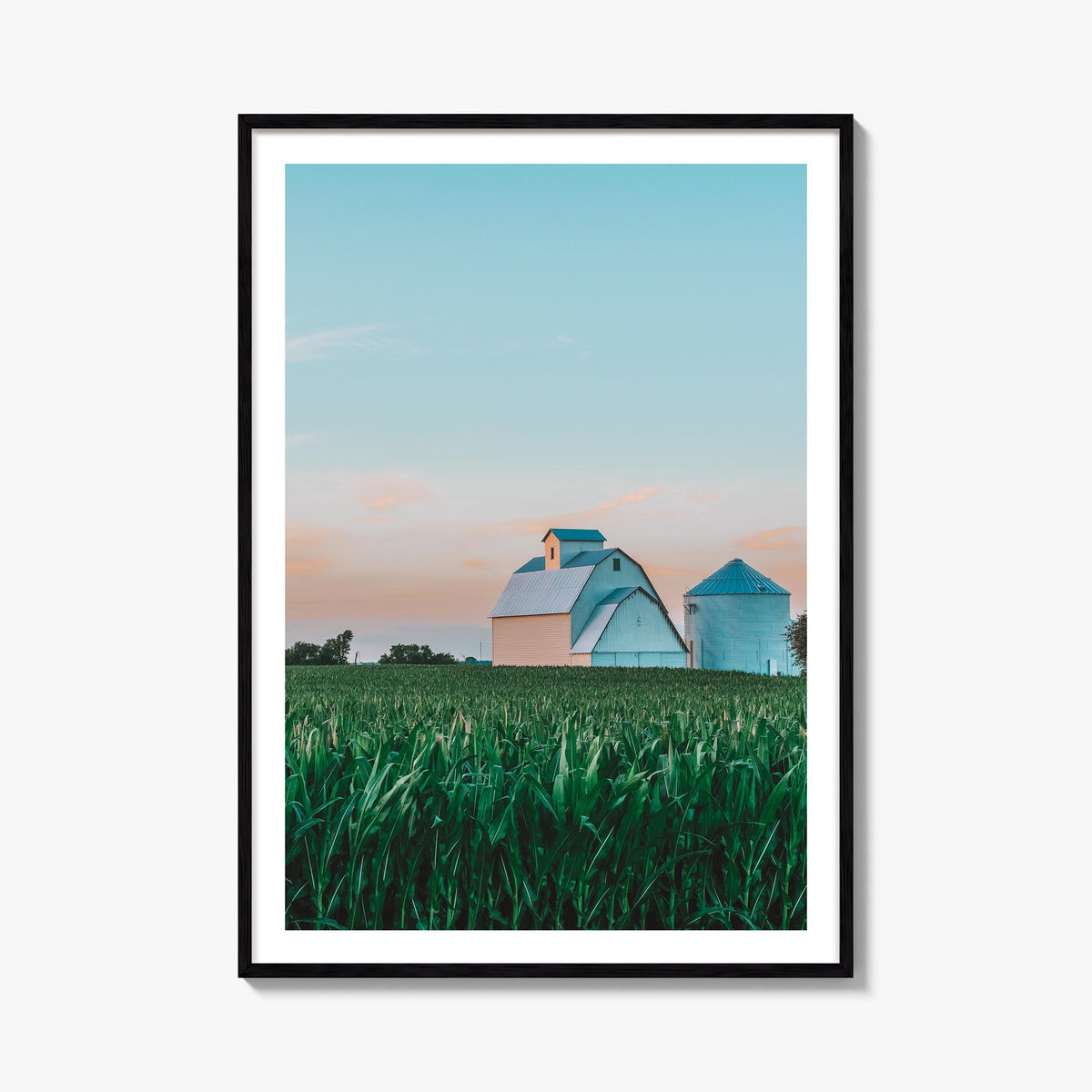Illinois no. 2 colorful photo poster of United States – vertical wall art, unframed print shown in interior mockup