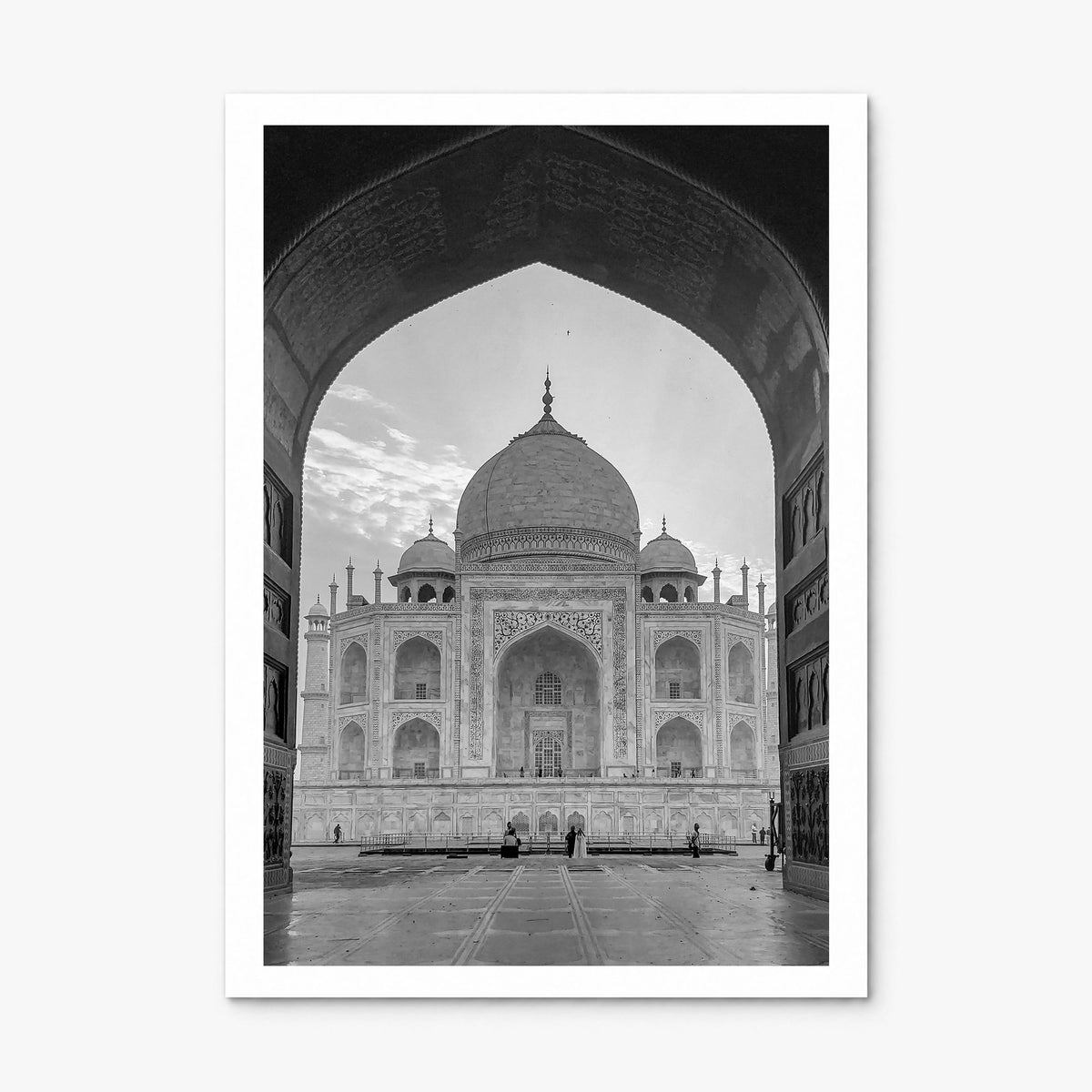 India Photo Poster, print only (unframed), white border