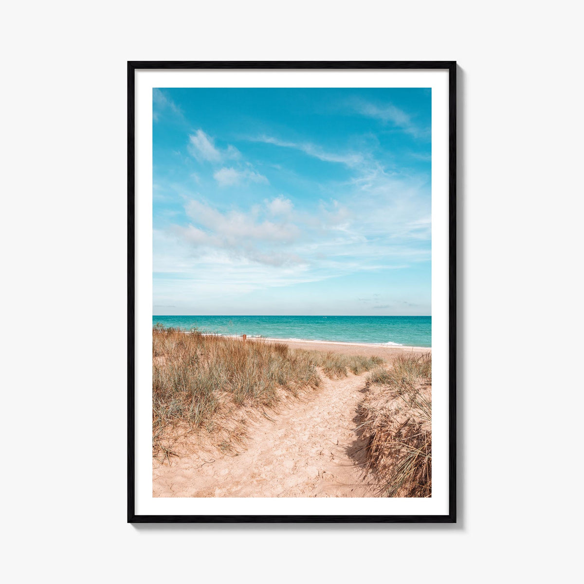 Indiana colorful photo poster of United States – vertical wall art, unframed print shown in interior mockup