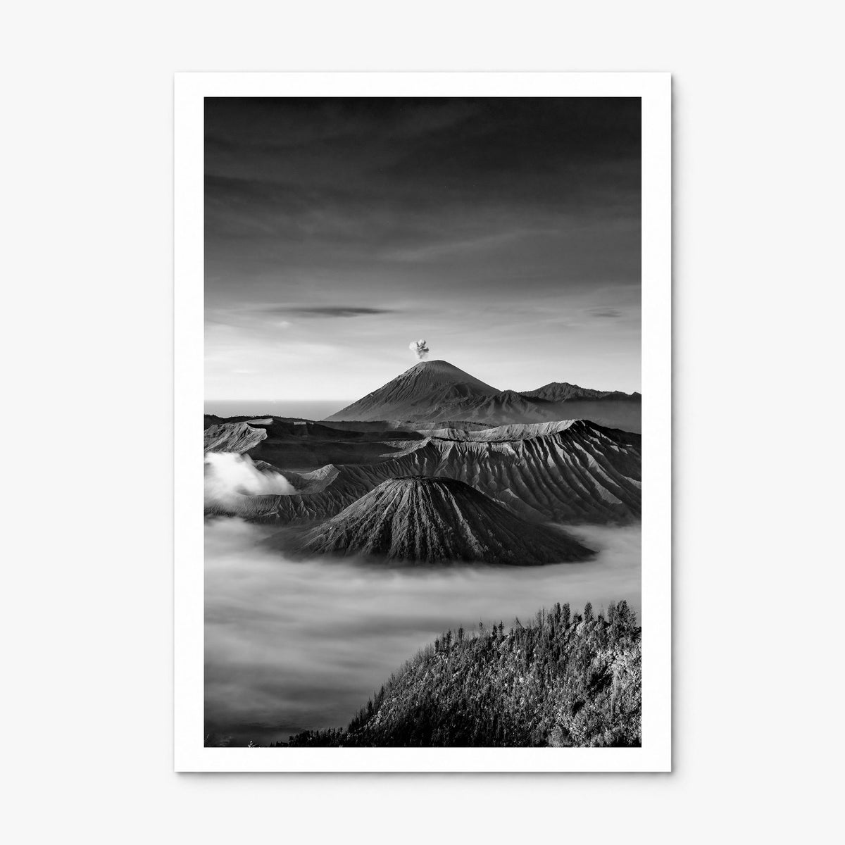 Indonesia Photo Poster, print only (unframed), white border