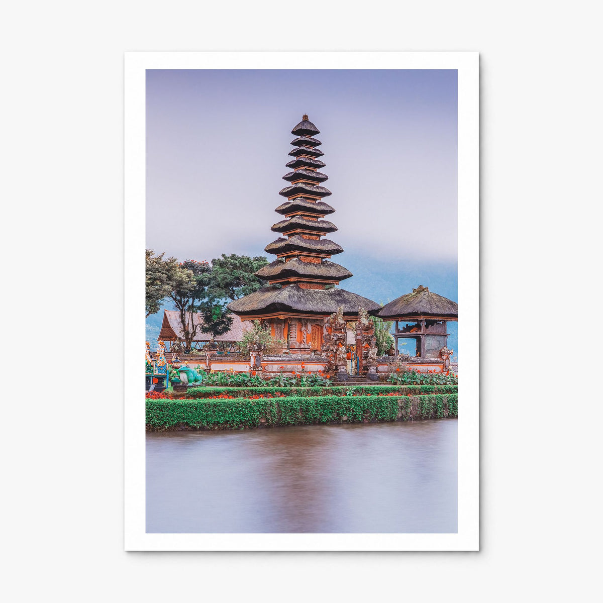 Indonesia Photo Poster, print only (unframed), white border