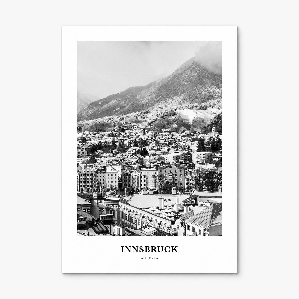 Innsbruck Classic Poster, print only (unframed)