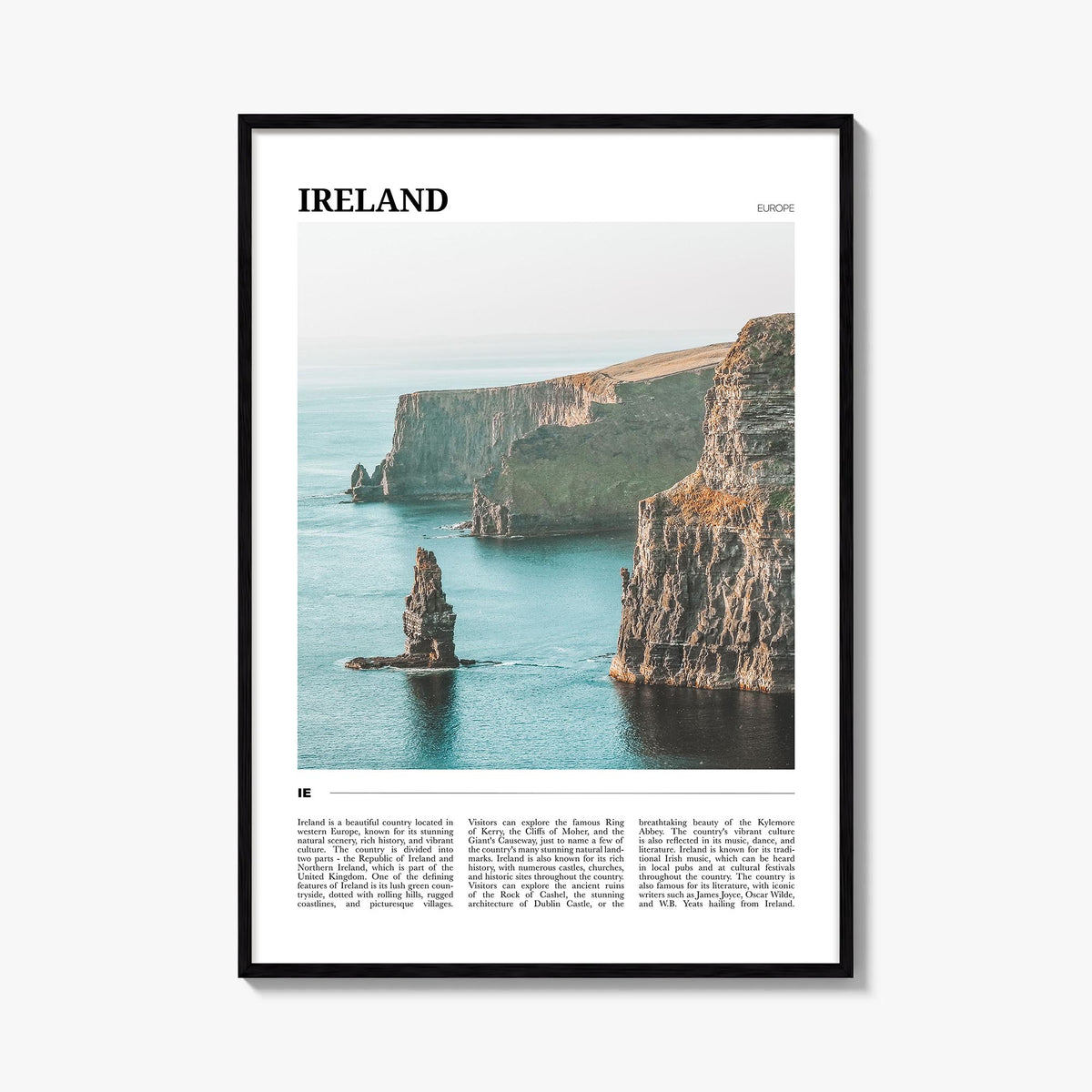 Ireland Travel Poster
