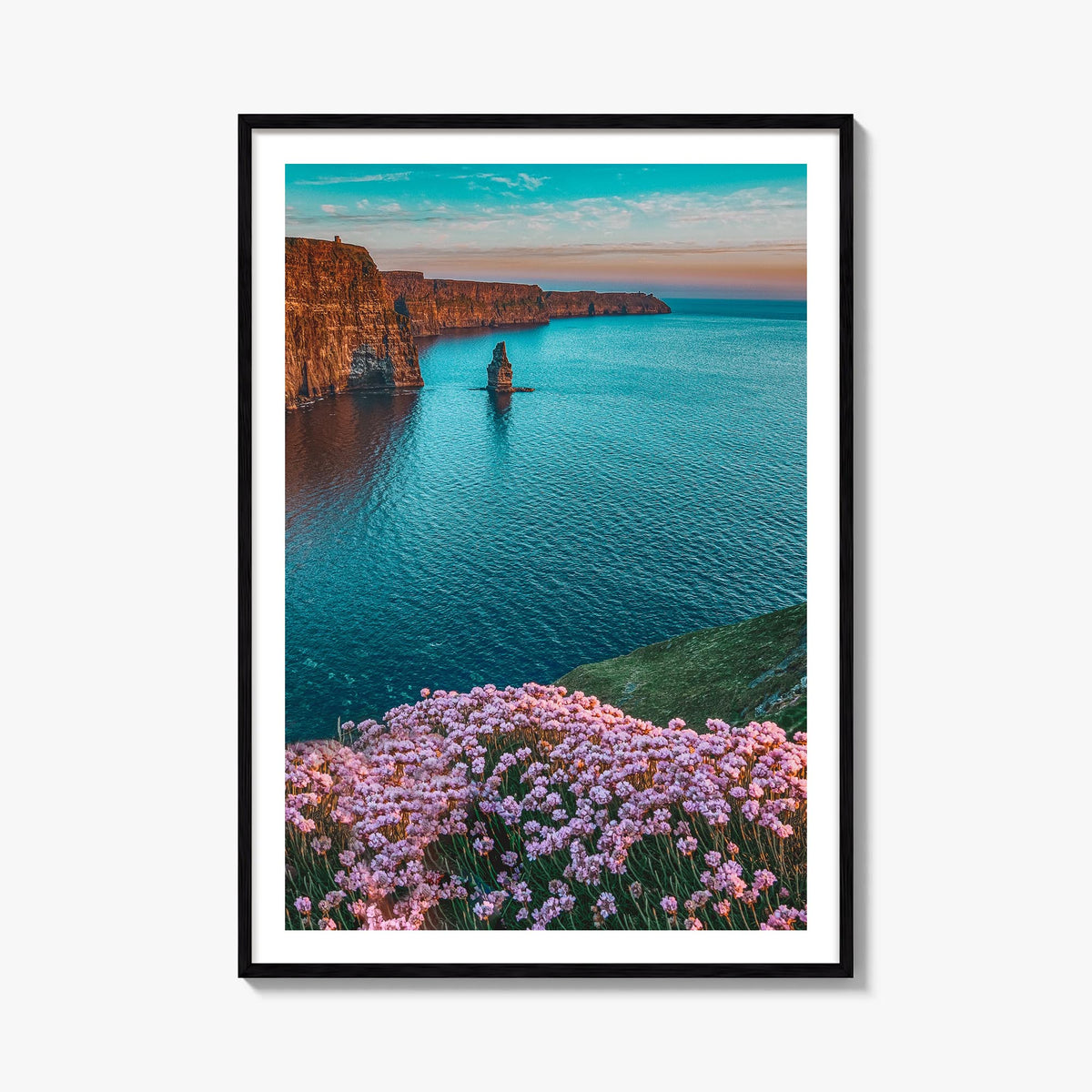 Ireland no. 3 colorful photo poster of Europe – vertical wall art, unframed print shown in interior mockup