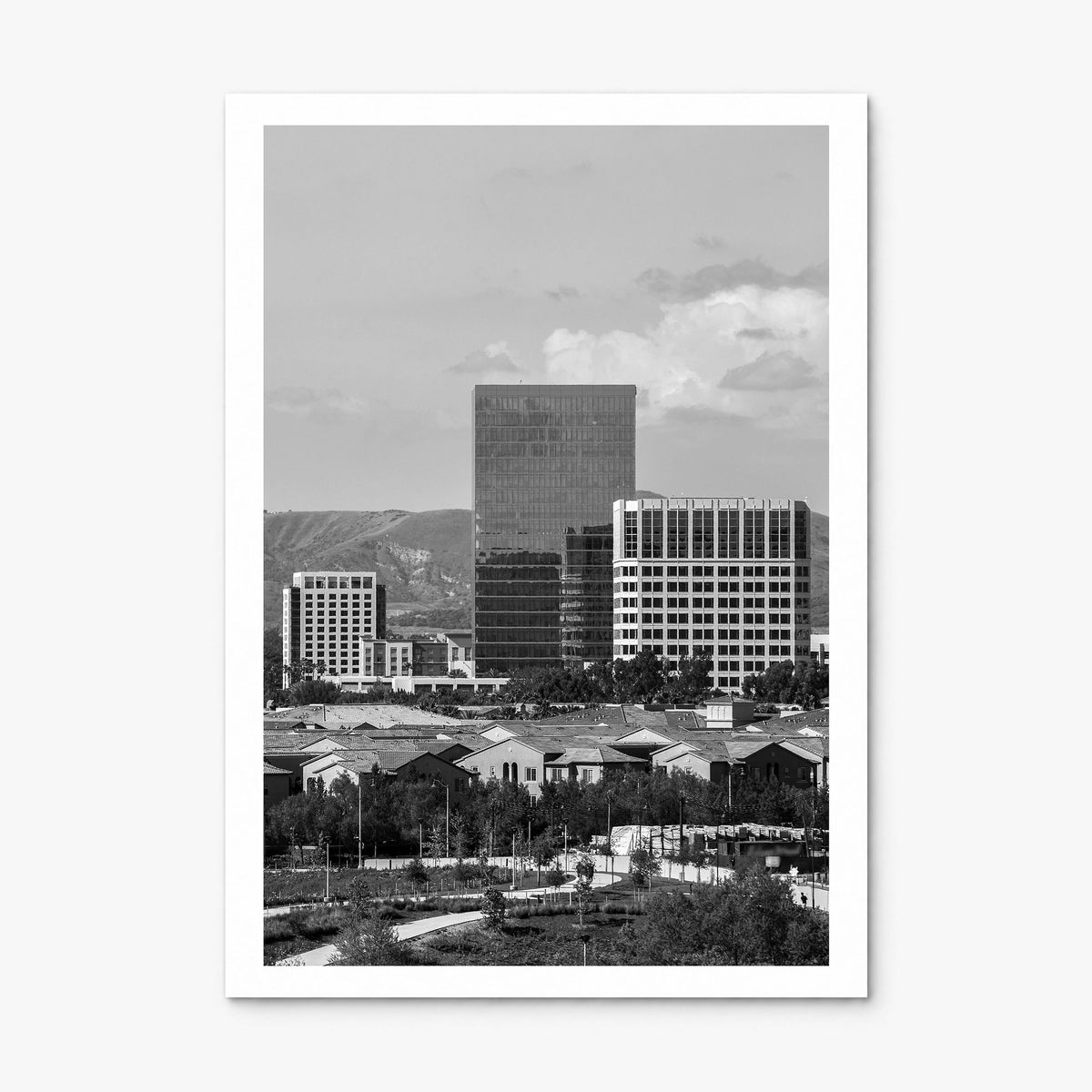 Irvine Photo Poster, print only (unframed), white border