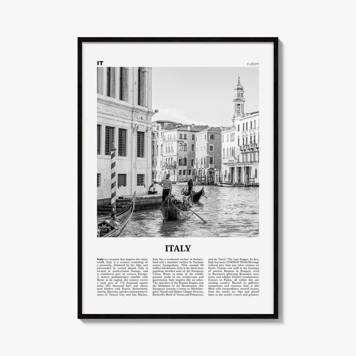 Italy Newspaper No 2 Poster