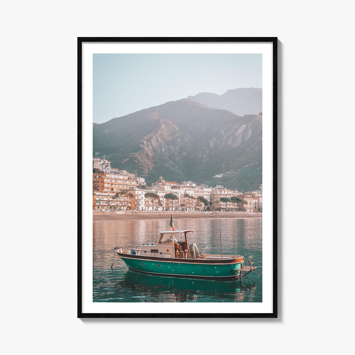 Italy no. 4 colorful photo poster of Europe – vertical wall art, unframed print shown in interior mockup