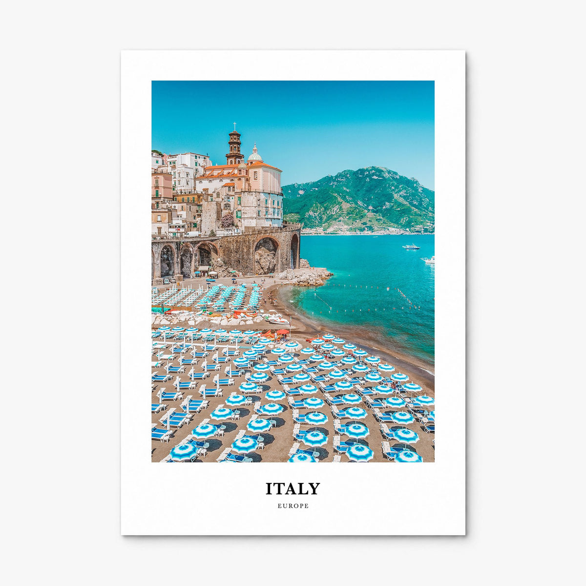 Italy Classic Poster, print only (unframed)