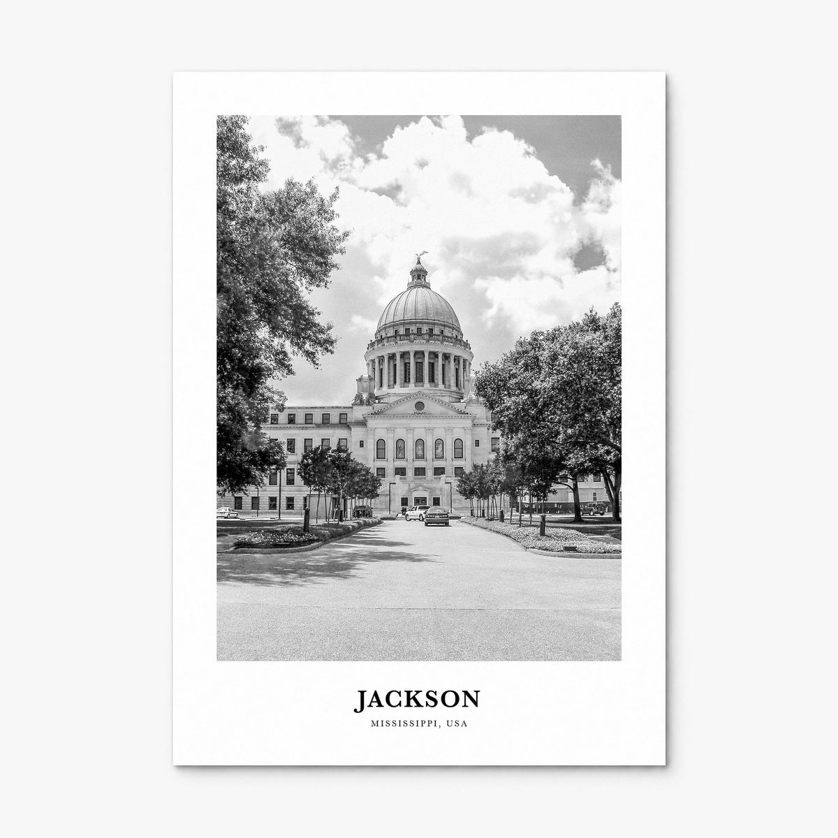 Jackson, Mississippi Classic No 2 Poster, print only (unframed)