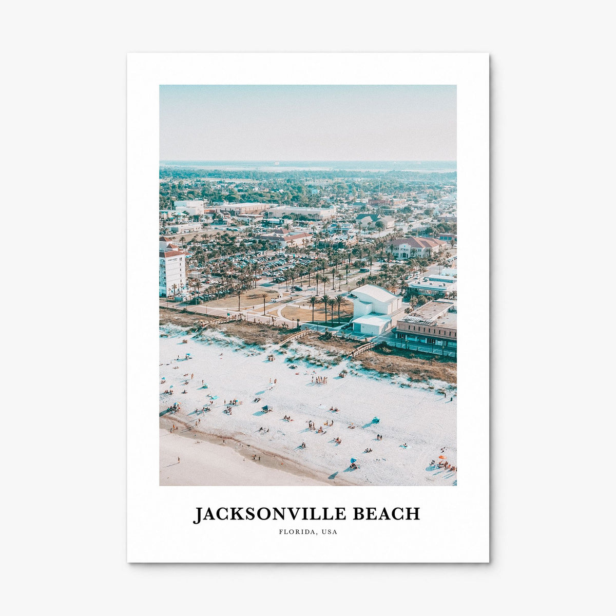 Jacksonville Beach Classic Poster, print only (unframed)