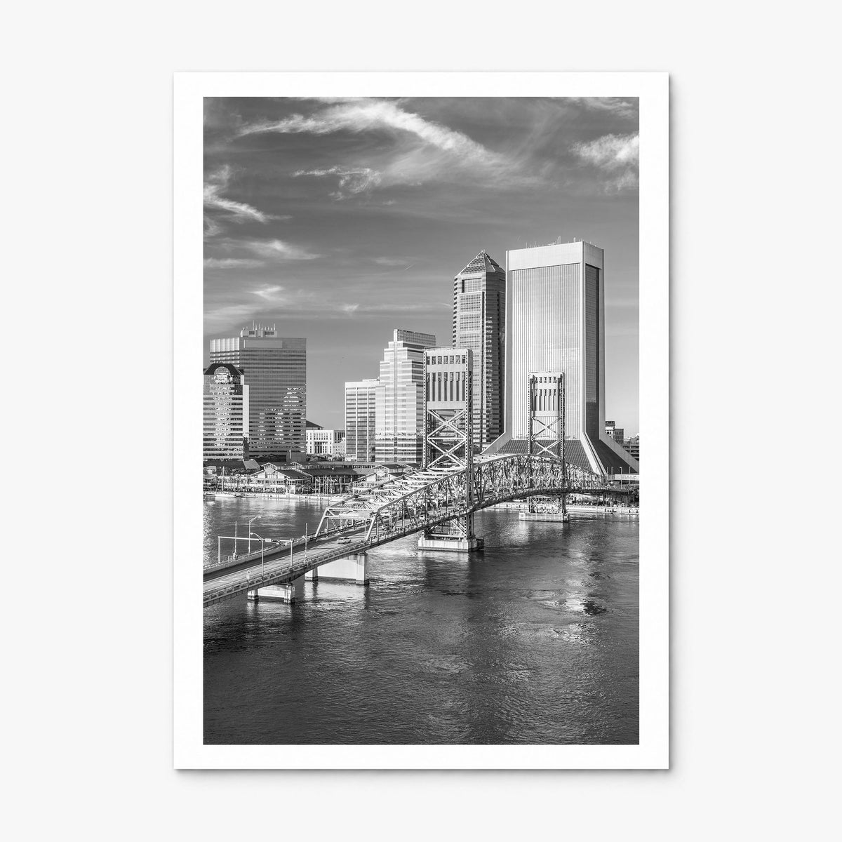 Jacksonville Photo No 1 Poster, print only (unframed), white border