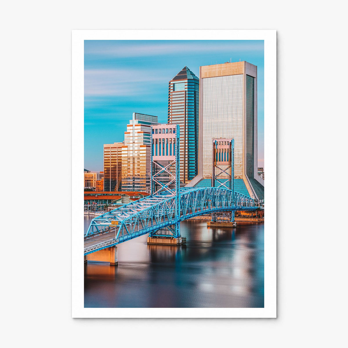 Jacksonville Photo No 1 Poster, print only (unframed), white border