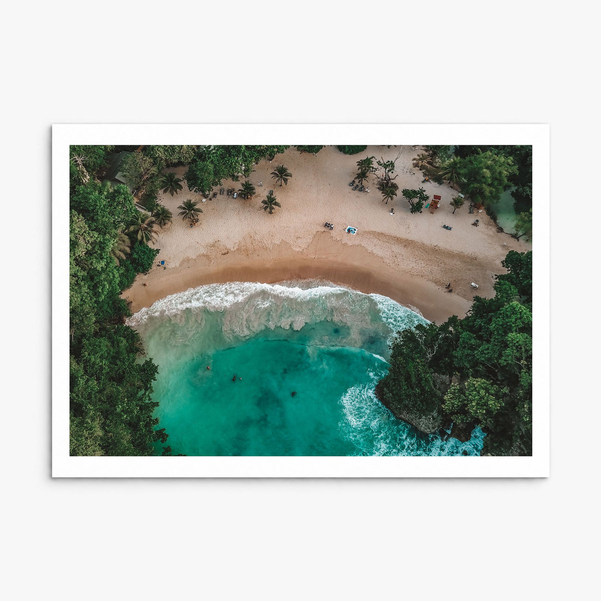 Jamaica Photo Poster, print only (unframed), white border