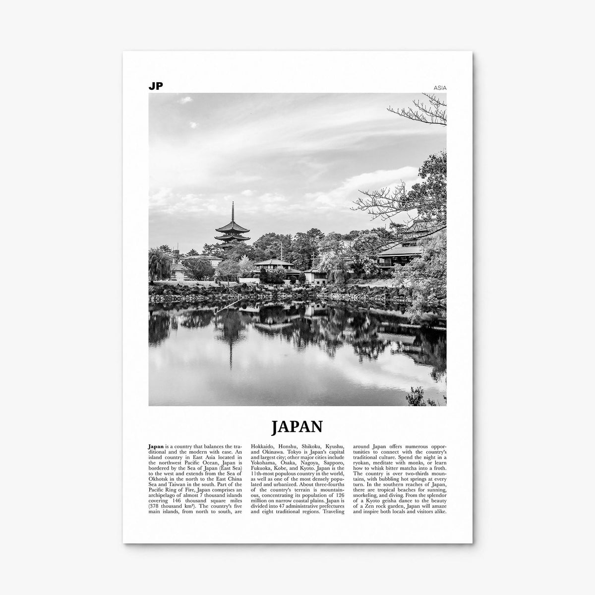 Japan Newspaper No 2 Poster, print only (unframed)