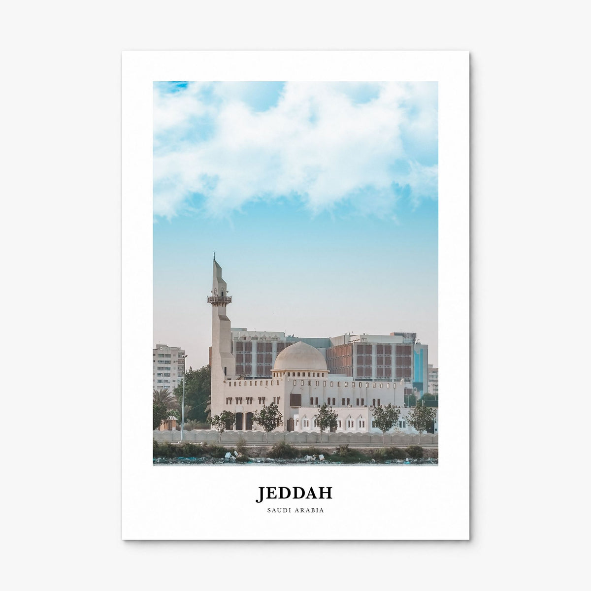 Jeddah Classic Poster, print only (unframed)