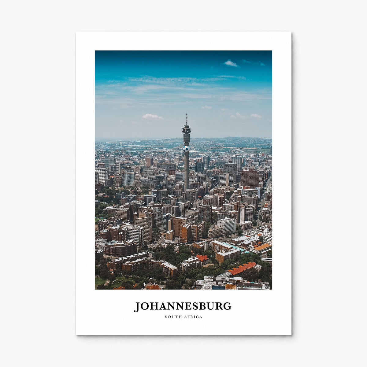 Johannesburg Classic Poster, print only (unframed)