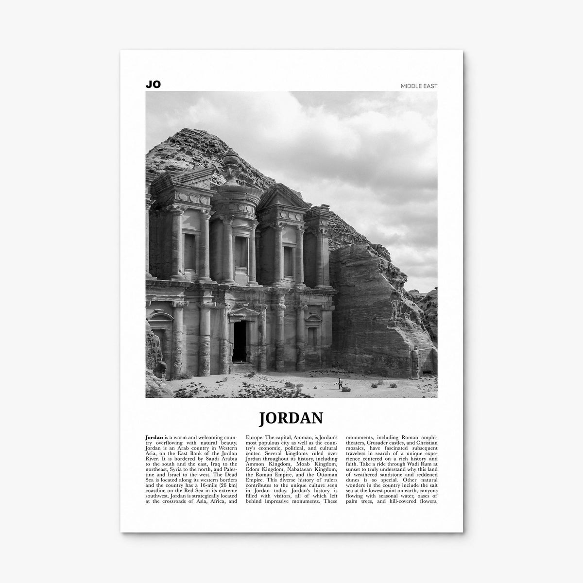 Jordan Newspaper Poster, print only (unframed)
