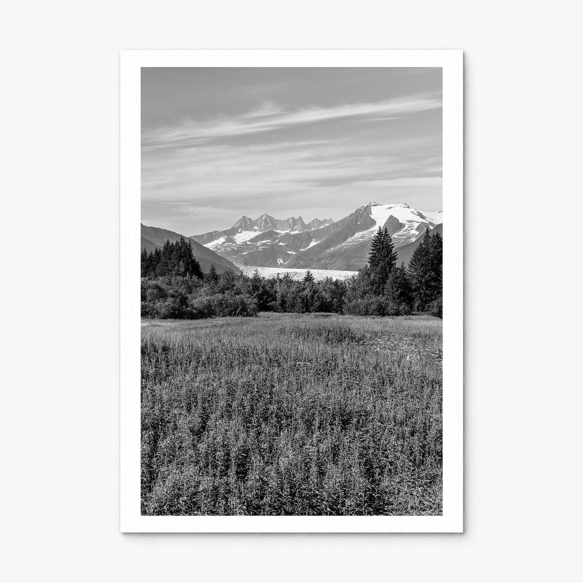 Juneau Photo Poster, print only (unframed), white border