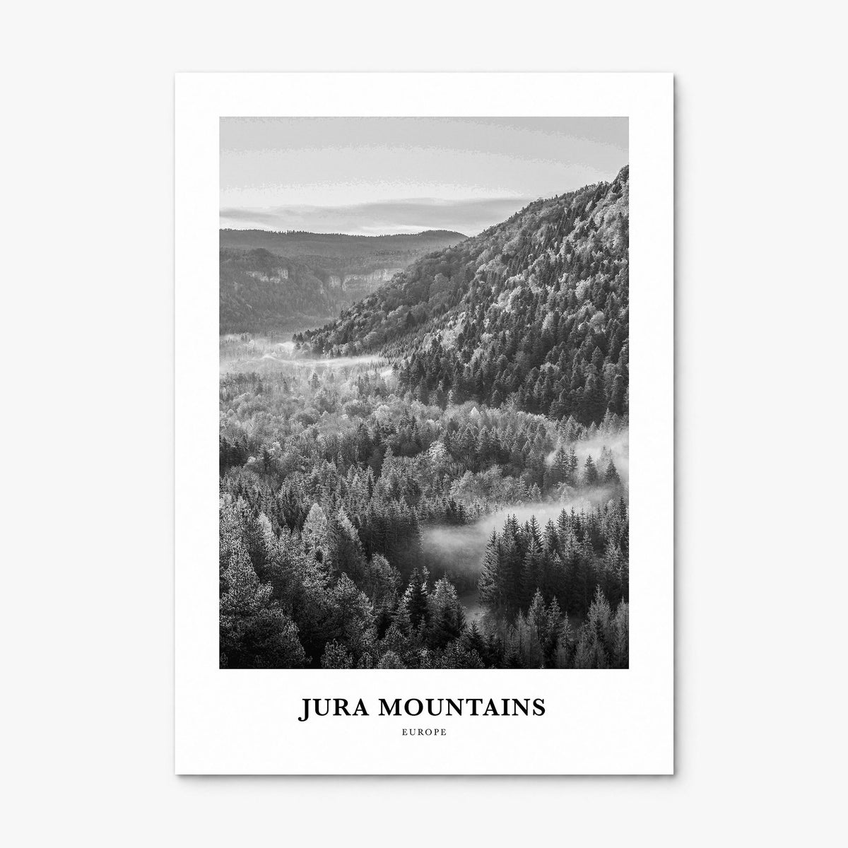 Jura Mountains Classic Poster, print only (unframed)