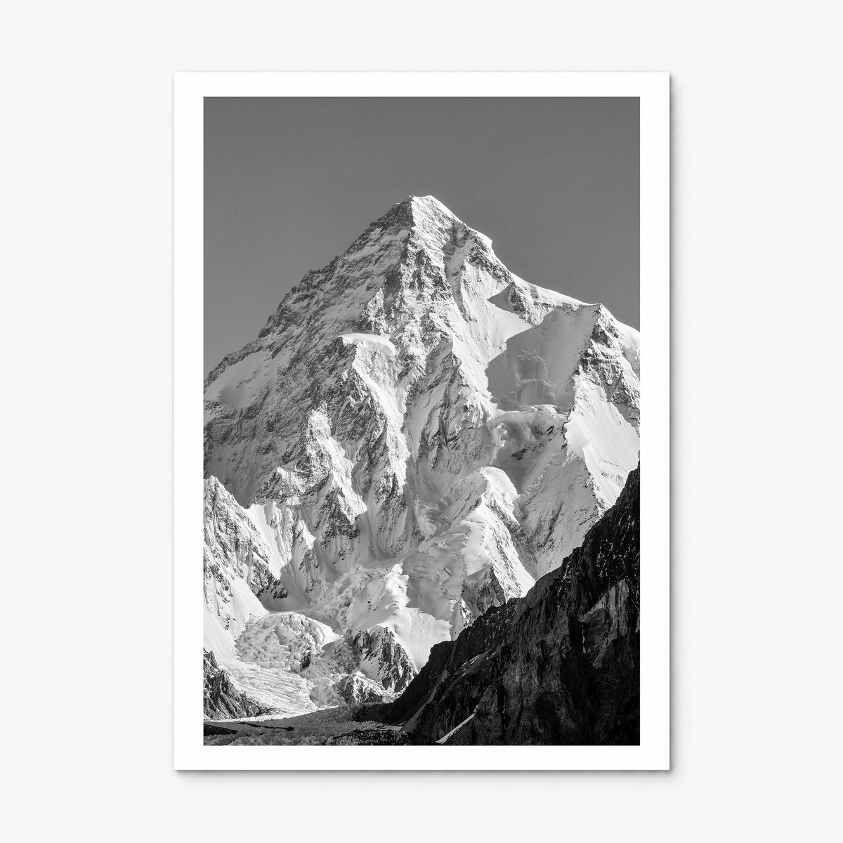 K2 Photo Poster, print only (unframed), white border