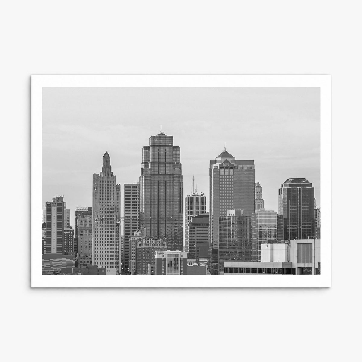 Kansas City, Missouri Photo Poster, print only (unframed), white border