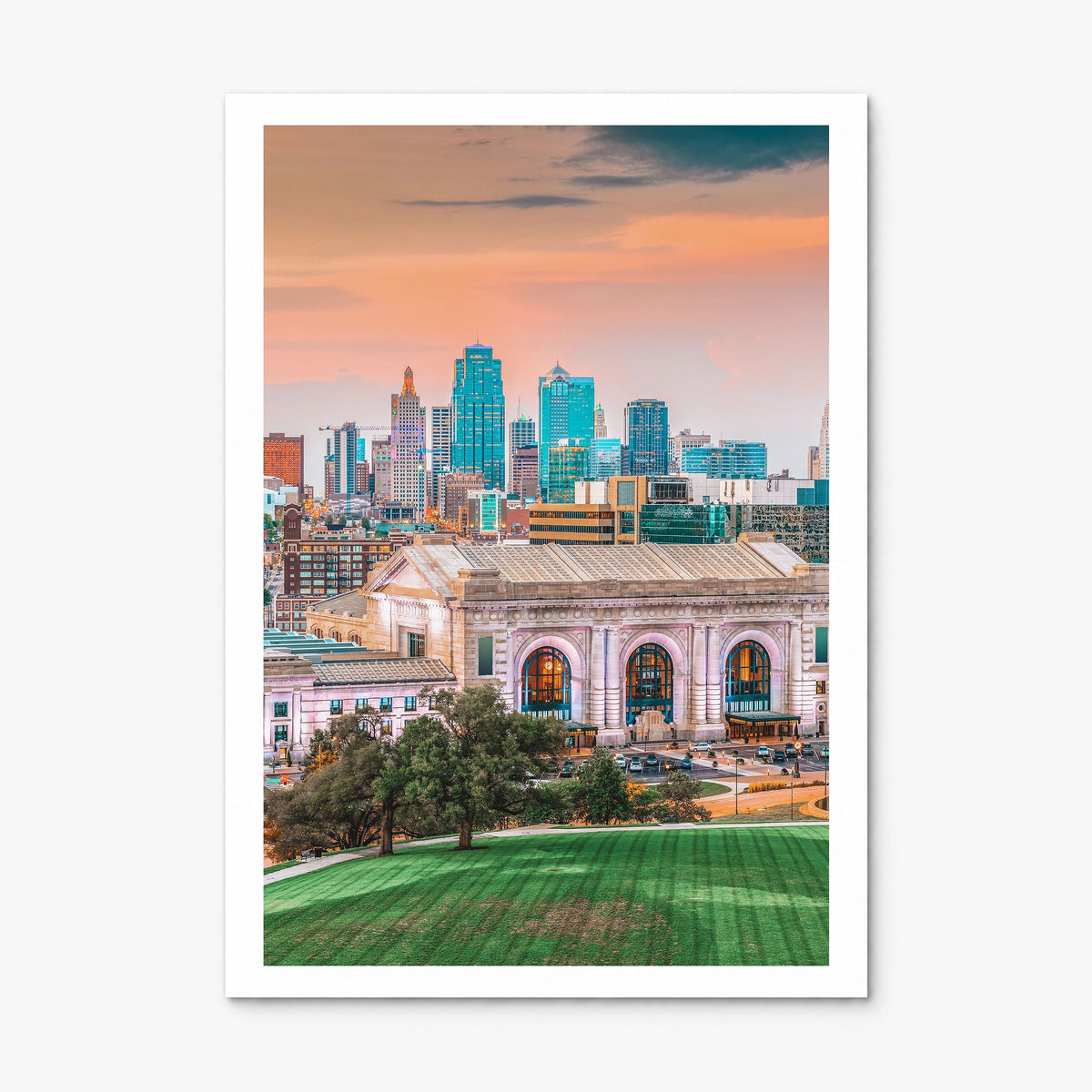 Kansas City, Missouri Photo No 1 Poster, print only (unframed), white border