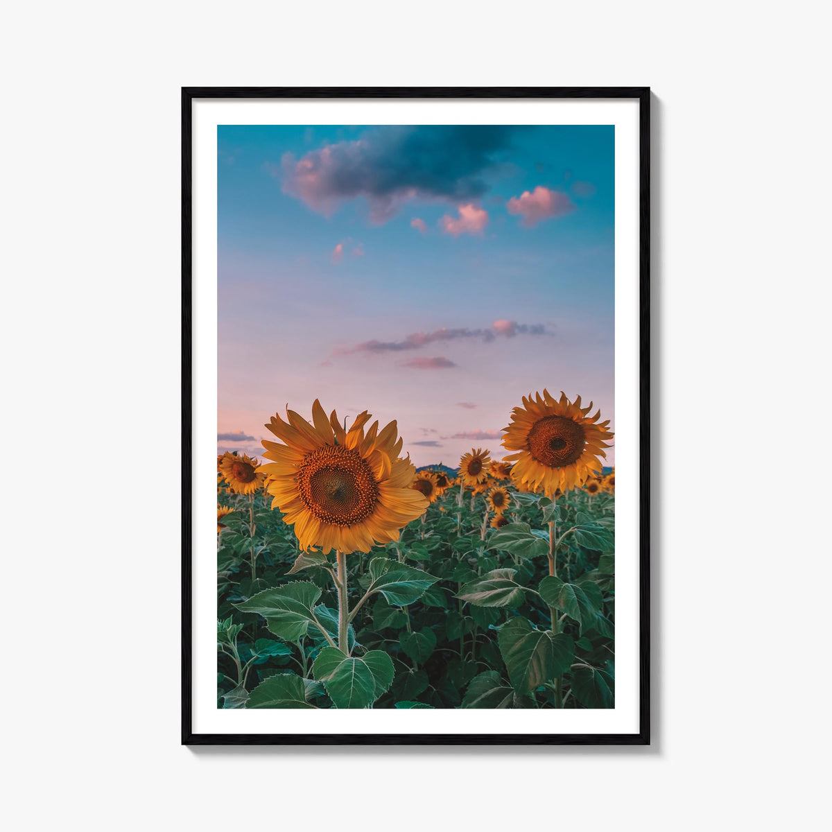 Kansas no. 2 colorful photo poster of United States – vertical wall art, unframed print shown in interior mockup