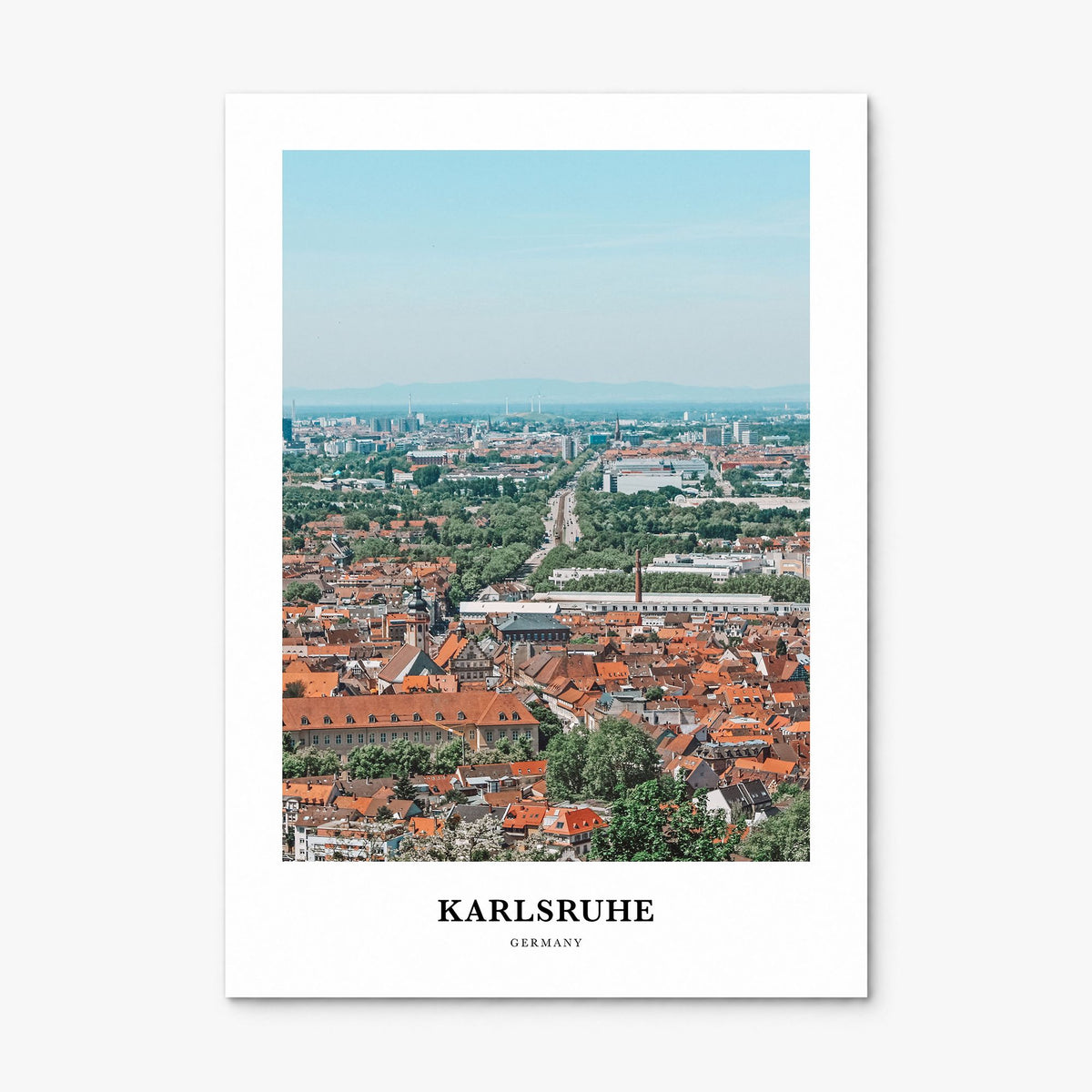 Karlsruhe Classic Poster, print only (unframed)